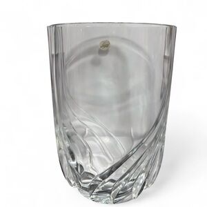 CRISTAL D’ARQUES FRANCE GENUINE LEAD CRYSTAL SWIRL VASE